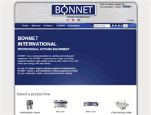 Tablet Screenshot of bonnet-international.com